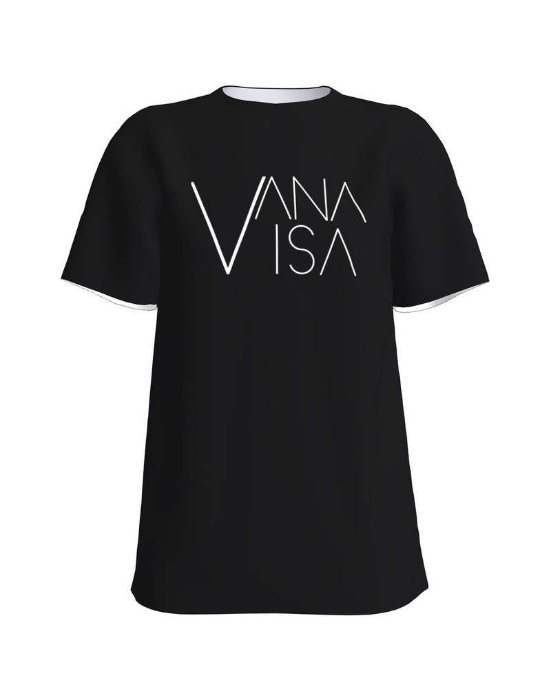 VANAISA UNISEX T-SHIRT BLACK