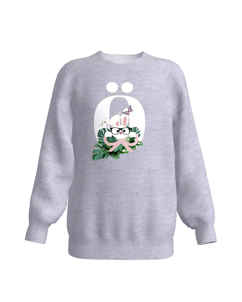 LETTER Ö KIDS SWEATSHIRT LIGHT GREY