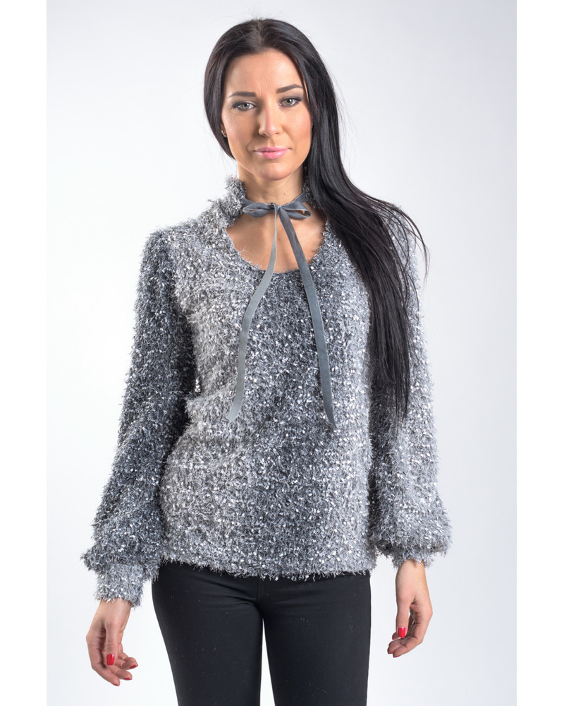 MORNING FROST BLOUSE GREY