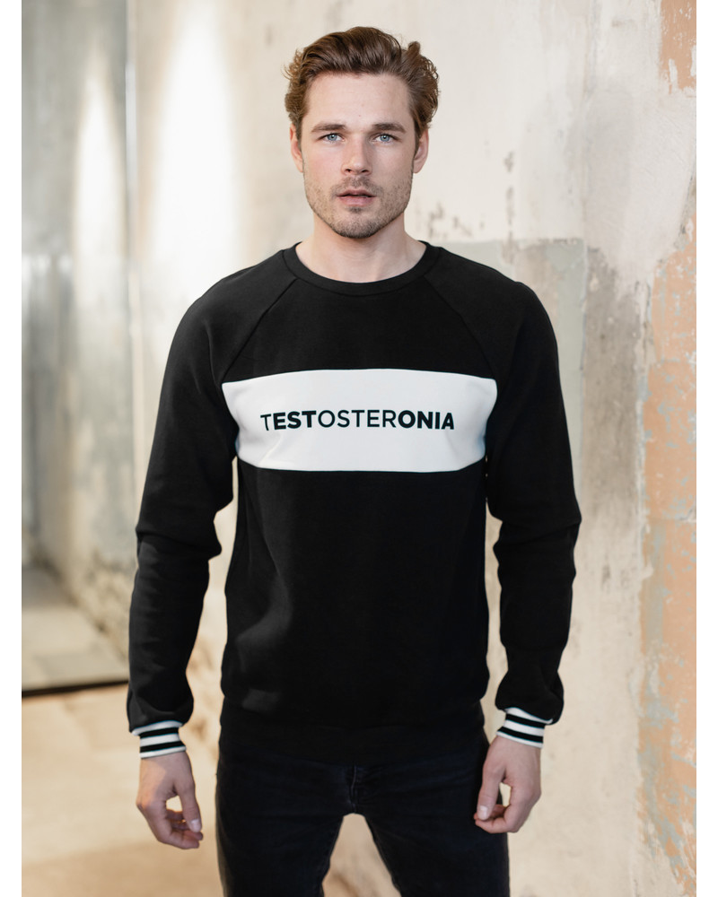 TESTOSTERONIA SWEATSHIRT BLACK