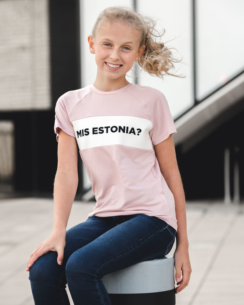 MIS ESTONIA? KIDS T-SHIRT BLUSH