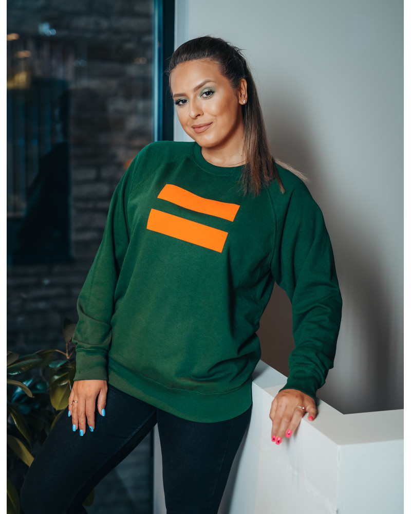 ORANGE VÕRDSUS SWEATSHIRT GREEN