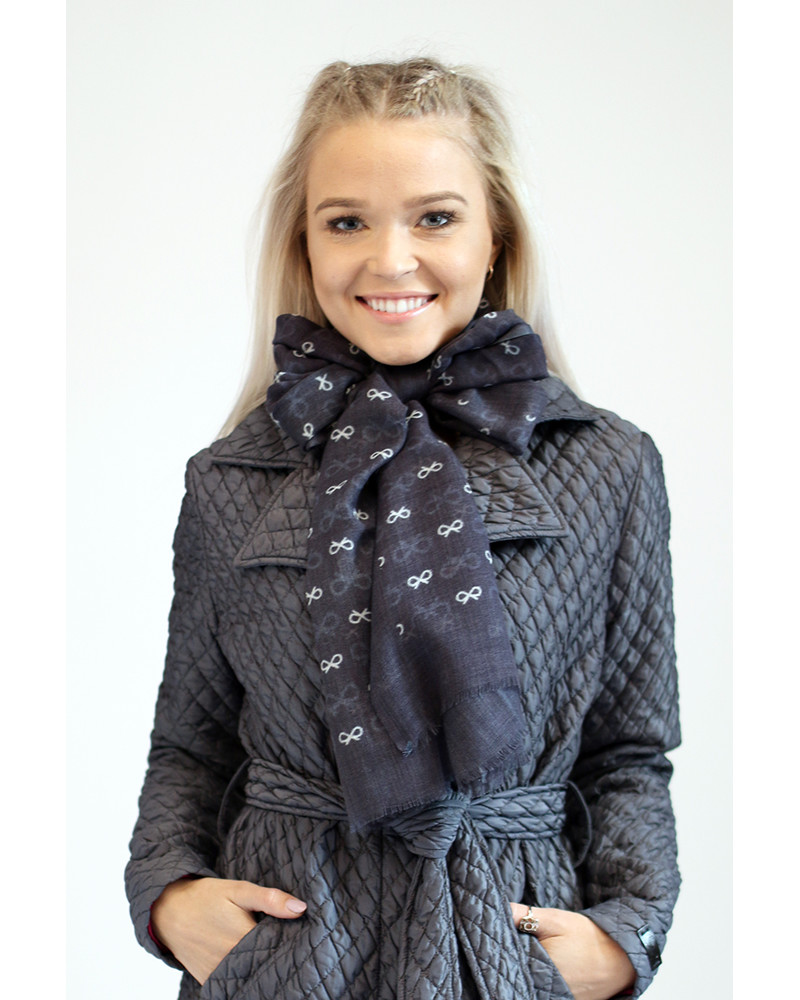 TD BOW WOOL SCARF