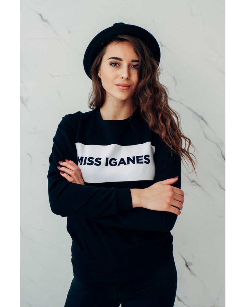 MISS IGANES SWEATSHIRT BLACK