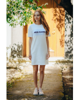 MISS IGANES WHITE OVERSIZE DRESS