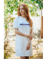 MISS IGANES WHITE OVERSIZE DRESS