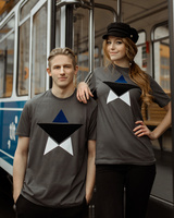 MENS ESTONIAN STAR T-SHIRT GREY