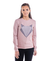 FOX SWEATSHIRT PINK GREY