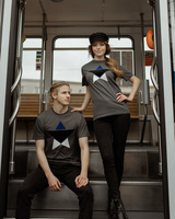 MENS ESTONIAN STAR T-SHIRT GREY