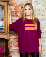 UNISEX BORDEAUX ORANGE EQUALITY SWEATER