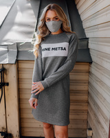 FACE MASK GREY -1 PIECE