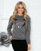 FOX DARK GREY SWEATSHIRT