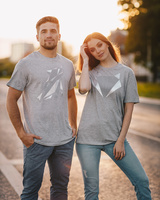 SILVER FOX PRINT T-SHIRT GREY