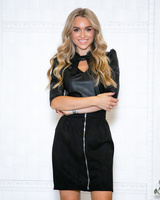 DOLLABLE LEATHER BLOUSE BLACK