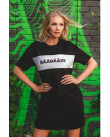 BÄÄDÄÄSS BLACK OVERSIZE MINI DRESS