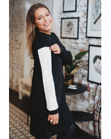 CUSTOM SIDE BLACK DRESS