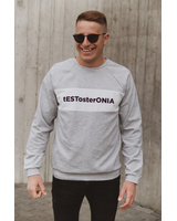 tESTosterONIA GREY SWEATER