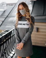 FACE MASK GREY -1 PIECE