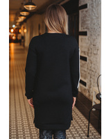 CUSTOM SIDE BLACK DRESS