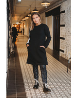 CUSTOM SIDE BLACK DRESS