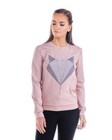 FOX SWEATSHIRT PINK GREY