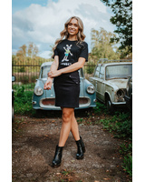 PRIVET UNISEX PRINT T-SHIRT BLACK