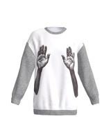 POSITION 1 GREY OVERSIZED SWEATER