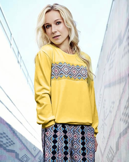 MODERN TRIBE SWEATSHIRT YELLOW