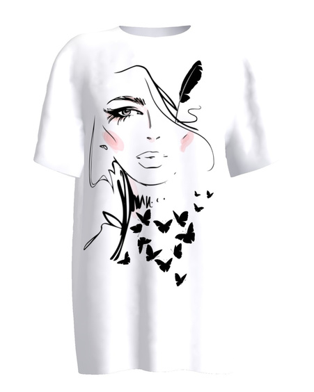 LADY BUTTERFLY T-SHIRT