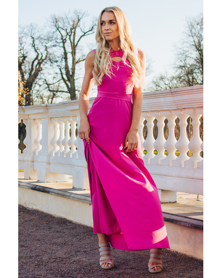 MISSES MAXI DRESS FUCHSIA