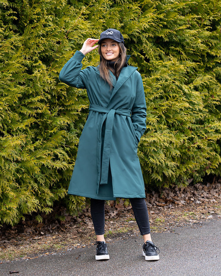 TD TRENCH COAT GREEN