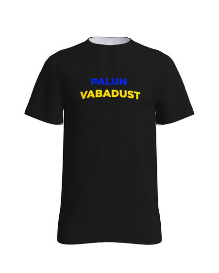 PALUN VABADUST UNISEX T-SHIRT BLACK