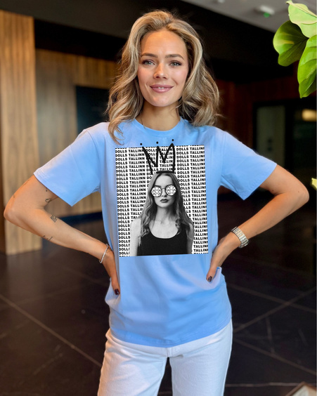 WHO's THE PRINCESS T-SHIRT BABY BLUE