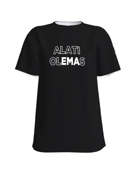 ALATI OLEMAS SLIM T-SHIRT BLACK