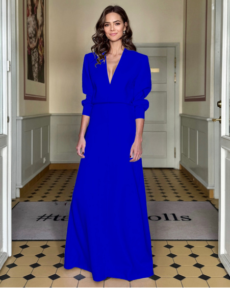 LEGEND MAXI DRESS BLUE