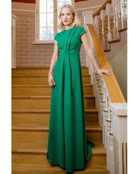 GREEN CLASSY MAXI DRESS