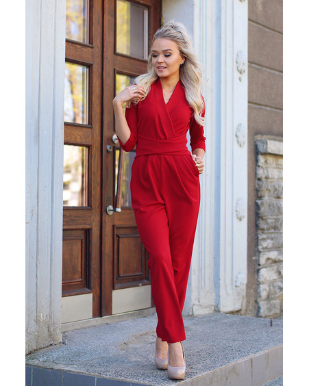 ELEGANT JUMPSUIT RED