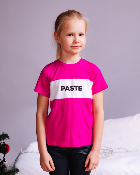 PASTE KIDS T-SHIRT FUCHSIA