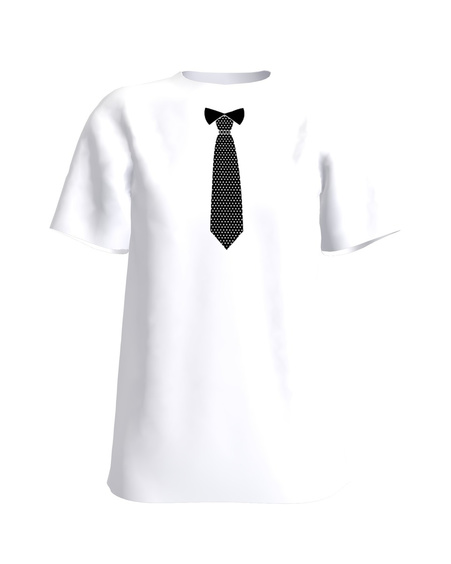 Tie T-Shirt UNISEX White