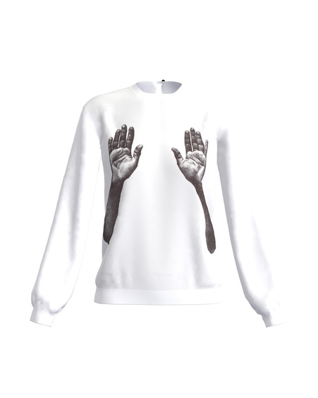 WHITE POSITION 1 SWEATER