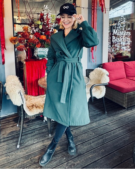 TD TRENCH COAT GREEN