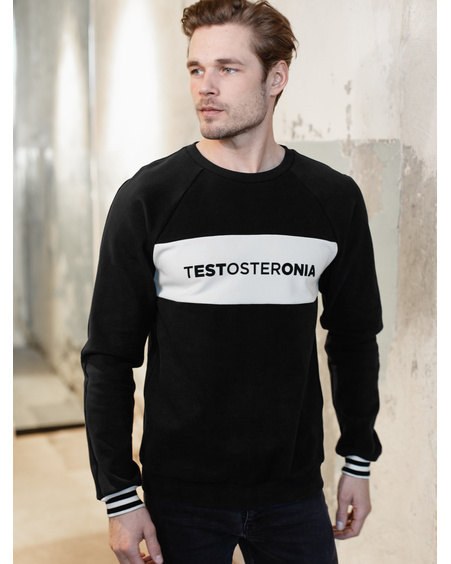 TESTOSTERONIA SWEATSHIRT BLACK