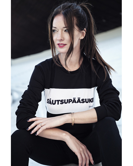 SÄUTSUPÄÄSUKE SWEATSHIRT BLACK