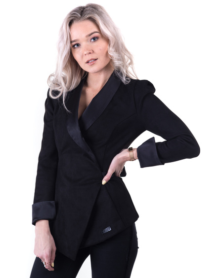 MOON JACKET BLACK SUEDE