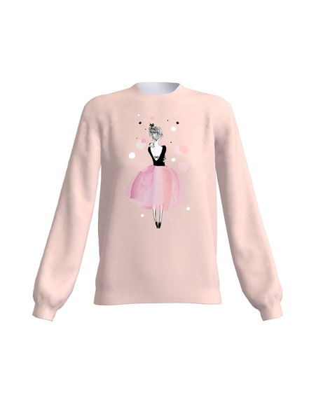 PINK GIRL SWEATSHIRT PEACHY