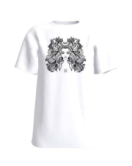 PISCES OVERSIZE T-SHIRT WHITE