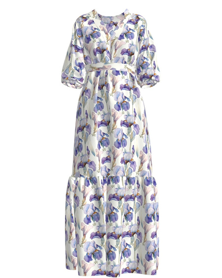 SUMMER COMET MAXI DRESS IRIS