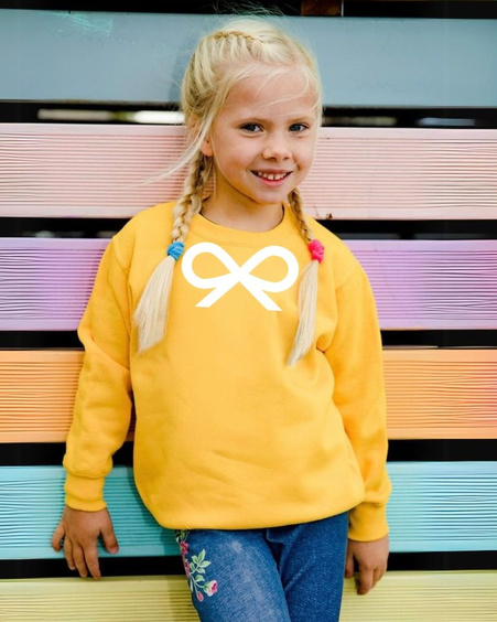 DOLLS KIDS SWEATSHIRT YELLOW