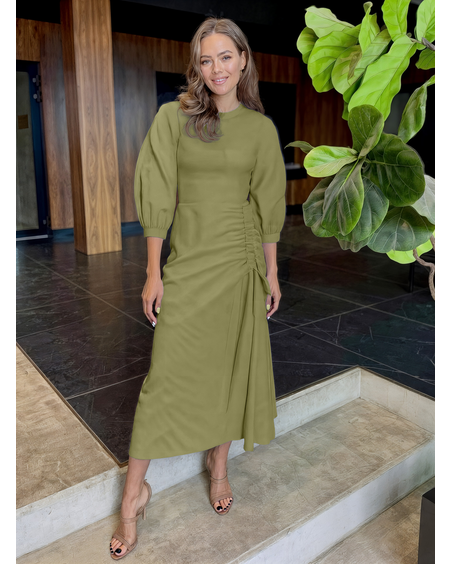 LIMITLESS MIDI DRESS PISTACHIO