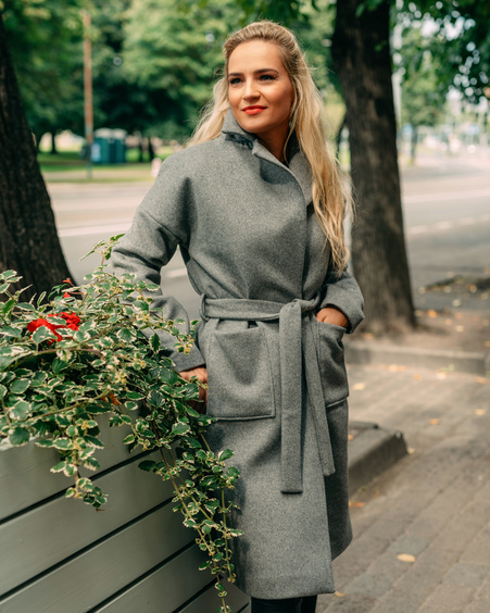 DREAMY COAT LIGHT GREY